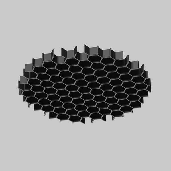 Filtr przeciwodblaskowy do lampy Artisan HoneyComb-D45 metalowy czarny