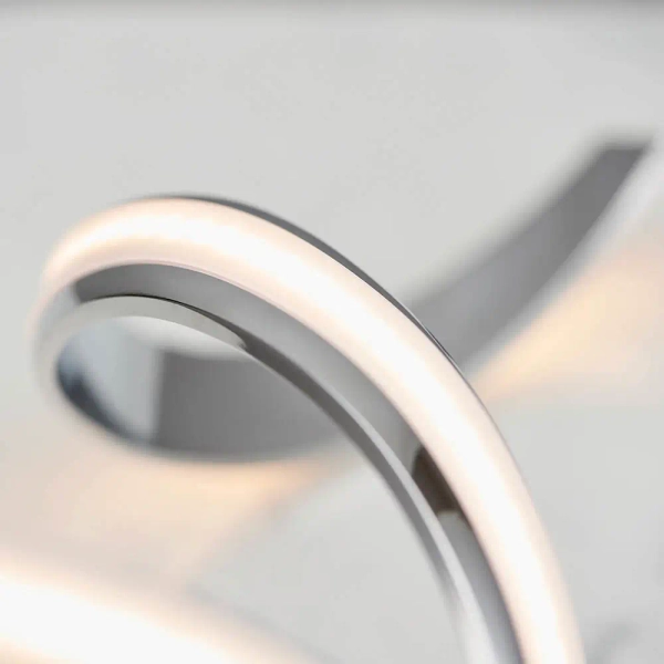 Salonowa lampa stołowa Aria 76412 LED 18W 3000K spirala chrom