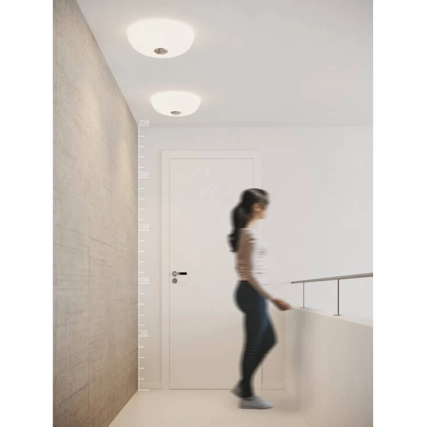 Ścienny kinkiet okrągła Scale AZ1602 Azzardo szklany biały chrom