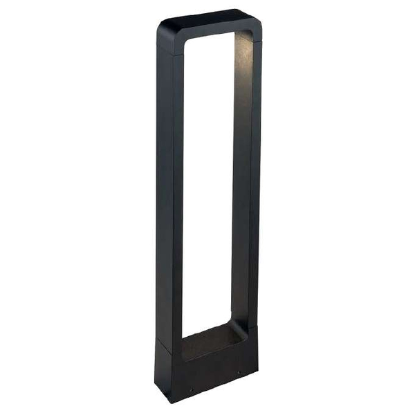 Zewnętrzna LAMPA stojąca THIKA LED 9W 3000K 9118 Nowodvorski szklana OPRAWA ogrodowa IP54 czarne