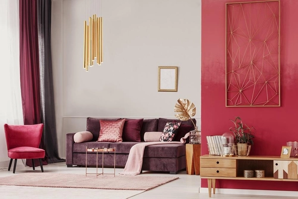 LAMPA wisząca ORGANIC P0265D Maxlight metalowa OPRAWA tuby LED 10W 3000K zwis sople złote