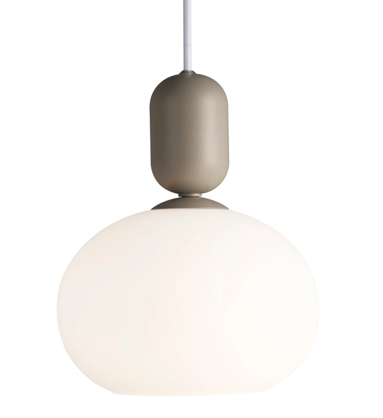 Wisząca lampa Notti 2011003010 Nordlux opalowe szkło kulista biała