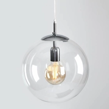 Wisząca lampa skandynawska GLOBE 562G2 szklana kula ball przezroczysta