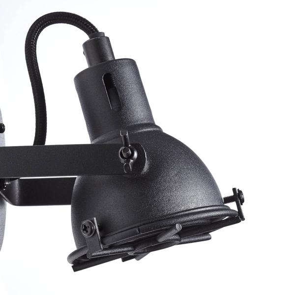 Loftowa lampa ścienna Jesper G54310/86 z regulacją czarna