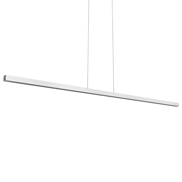 Podłużna lampa wisząca metalowa 1260 LED 21W 3000-600K belka biała