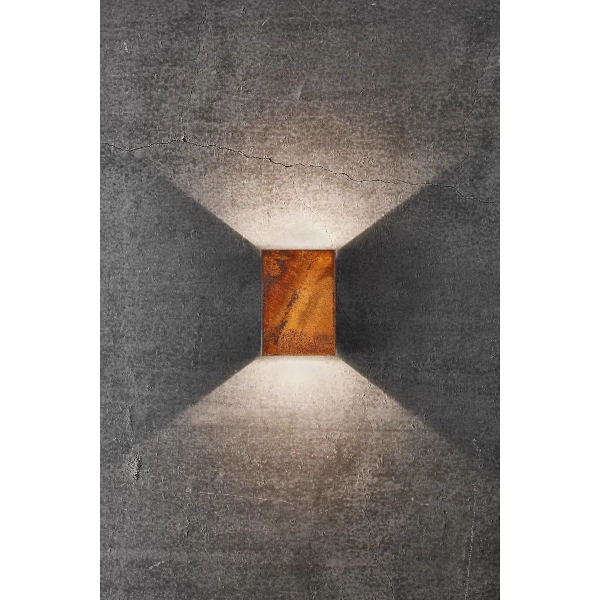 Lampa ścienna do ogrodu Fold 2019041038 LED 7,5W 3000K IP54 rdzawy