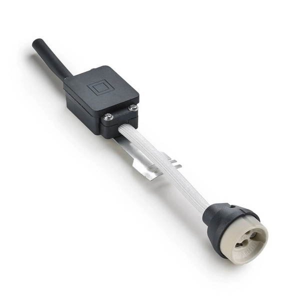 Wpuszczana lampa sufitowa JURA 650000132 kwadratowa z regulacją czarny