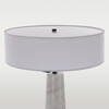 Biurkowa lampka Bow T02107BK Cosmolight marmur na biurko biały