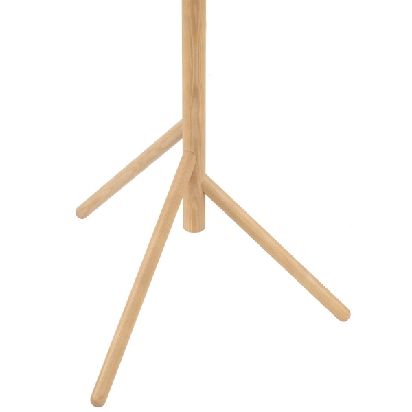 Lampa podłogowa do sypialni 5809 kule bubble drewniana biała