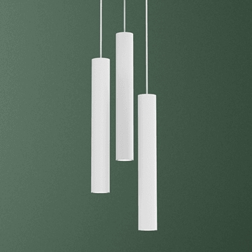 Lampa wisząca Hudson MLP8800 prosta nowoczesna  biała