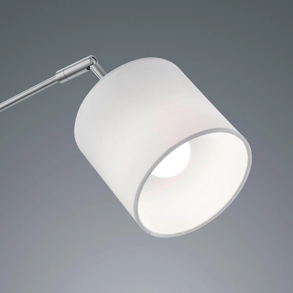 Lampa podłogowa z abażurkami Tommy R46330501 srebrny biały