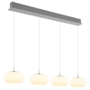 Molekułowa lampa wisząca nad stół Quintara 15744-4HN LED 24W 3000K nikiel