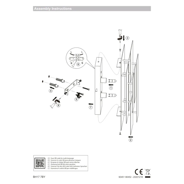 Kinkiet ścienny L&-190452 Light& minimalistyczny przecierany złoty OUTLET