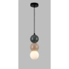 Kulista lampa wisząca ALICE G9 do salonu kule balls okrągłe potrójna P0665 zielona beżowa