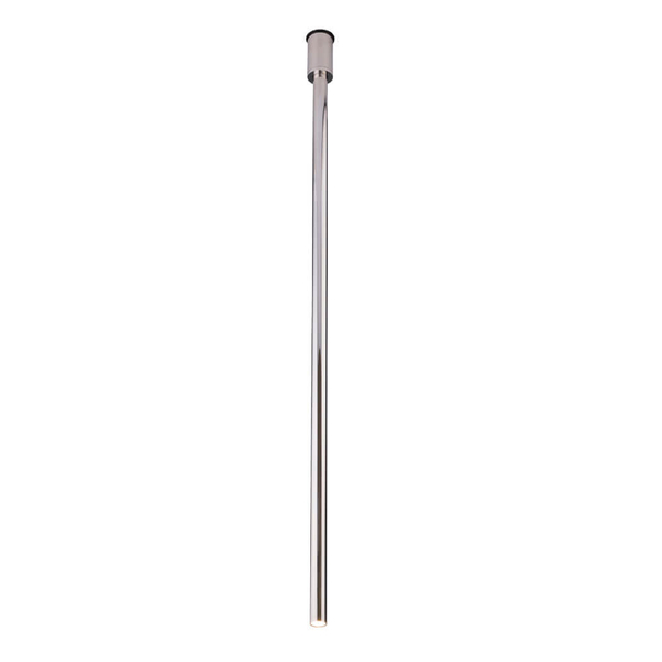 Salonowa lampa przysufitowa tuba ALHA 9186 Dohar metalowy chrom