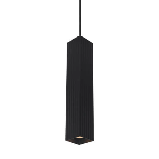 Kuchenna lampa zawieszana Tecno PND-37492-1-BK Italux tubka czarna