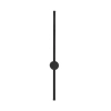 Minimalistyczny ścienny kinkiet Spirit W0413  LED 9W 3000K liniowy czarny