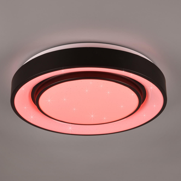 Lampa nasufitowa Mona R65041032 RL Light LED 20W 3000-6000K czarna biała