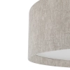 Okrągła lampa sufitowa CEDRO 11671 do jadalni beżowa