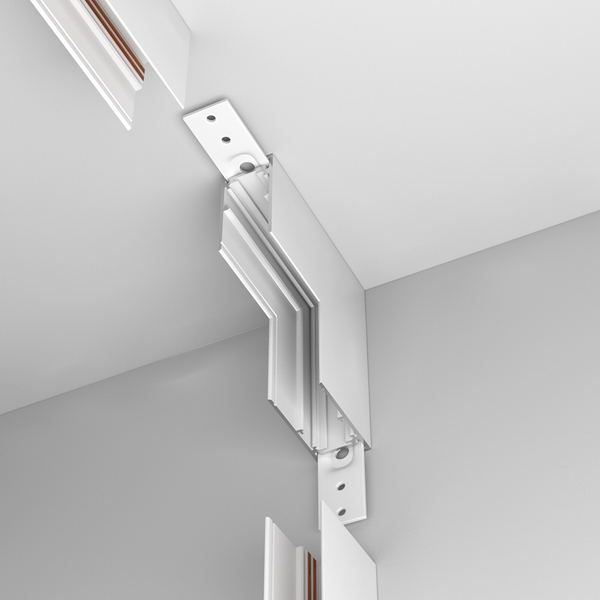 Łącznik-L do szynoprzewodu Exility TRA034ICL-41W magnetycznego biały