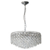 Zwis glamour BURANO chrom przezroczysty AZ6908 1xE14 kryształowy