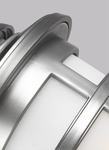 Latarenka ścienna FE-NEWPORT-S-PBS Feiss na elewację znicz srebrny