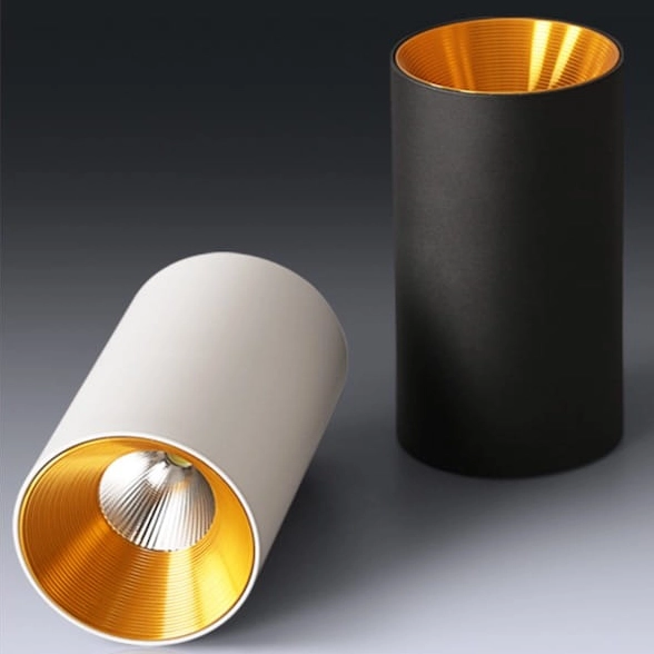 Kuchenna lampa sufitowa CGGOLDSP150BKWH LED 5W czarna złota