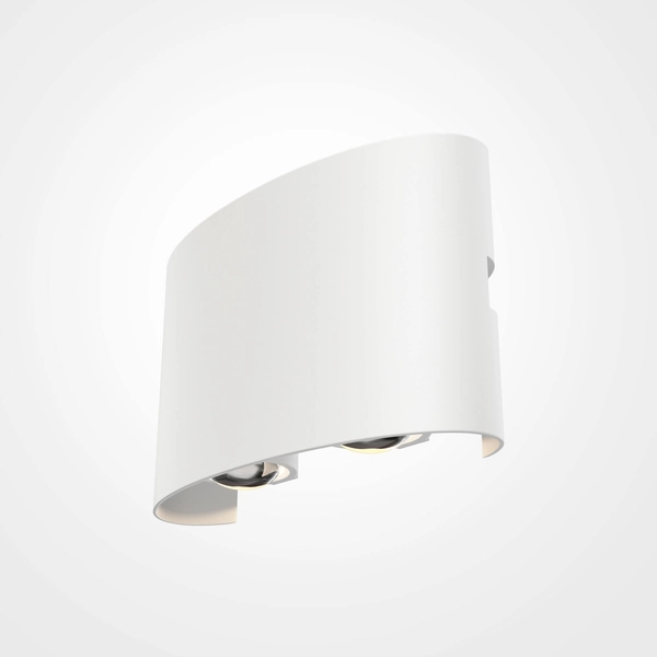 Metalowa lampa elewacyjna Strato O417WL-L4W3K LED 4W biała