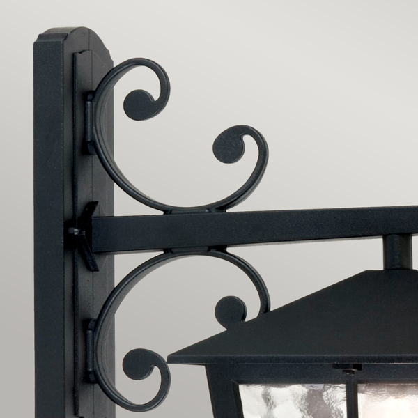 Latarnia naścienna Canterbury BL52M-BLACK Elstead zwisowa klasyczna czarna