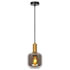 Industrialna lampa wisząca Joanet 45494/16/65 szara czarna złota