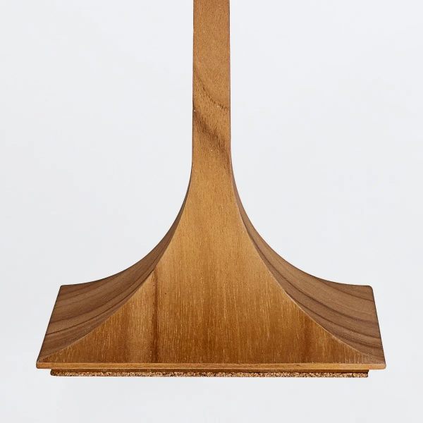 Sypialniana lampka stołowa Nostalgia QN-NOSTALGIA-TL-M-TEAK brązowy