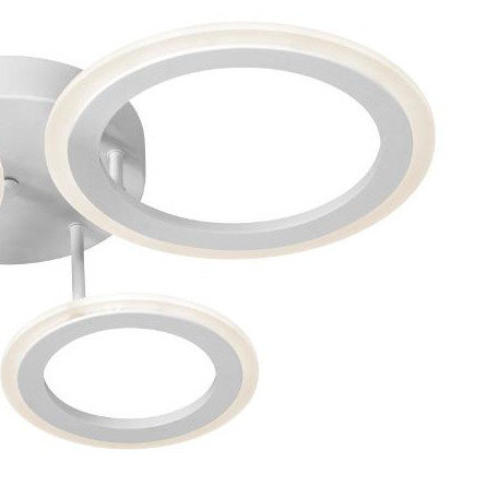 Minimalistyczna lampa sufitowa W7108-2+2 plafon LED 84W biały