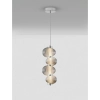 Dekoracyjna wisząca lampa TANVERA LE45207 LED 15W 3000K szara