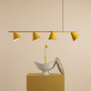 Lampa nad wyspę wisząca Form1108L14 Aldex 4-punktowa żółta