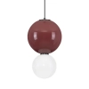 Lampa wisząca kulista do salonu JORELIA LE45247 LED 7W 3000K czerwona biała