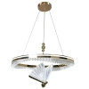 Kryształowy żyrandol Marissa LP-2515/1P Cristal GD LED 48W CCT motyl złoty