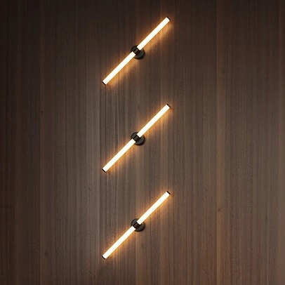 Podłużna lampa ścienna Axis MOD106WL-L16B3K LED 16W czarna