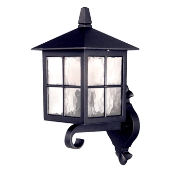 Kinkiet ścienny zewnętrzny Winchester BL17-BLACK Elstead domek lampion czarny