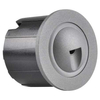 Schodowa LAMPA podtynkowa Q2 LED 313683 Polux metalowa OPRAWA wpuszczana LED 3W 4000K okrągła IP44 grafitowa
