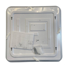 Plafon do salonu Babilon LP-335/1C S 4BK square Light Prestige LED 18W 4000K biały