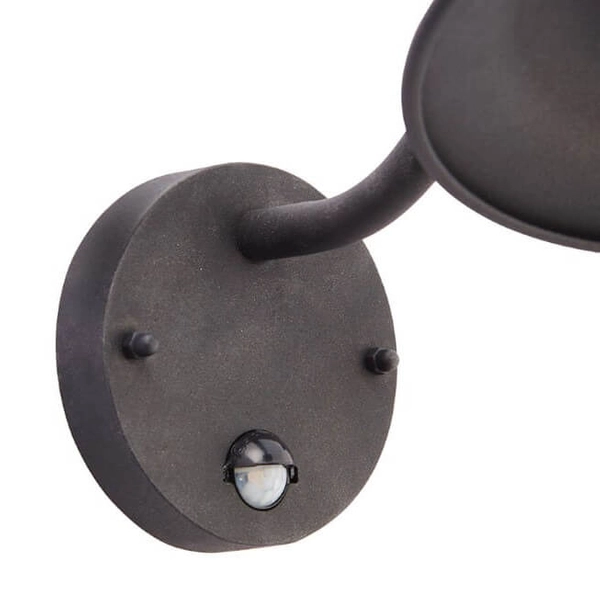 Kinkiet elewacyjny Chesham 70331 Endon kapelusz czujnik PIR IP44 czarny