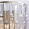 Ścienna LAMPA pałacowa KIEV W02103CP Cosmolight kinkiet kryształowy do jadalni glamour szampański