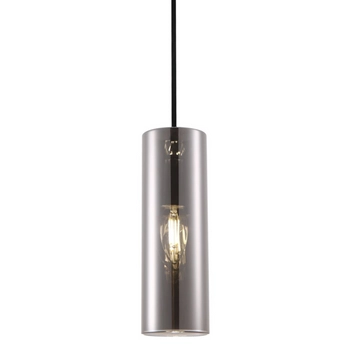 Zwisowa lampa Gioia P011PL-01CH Maytoni tuba przydymiona chrom