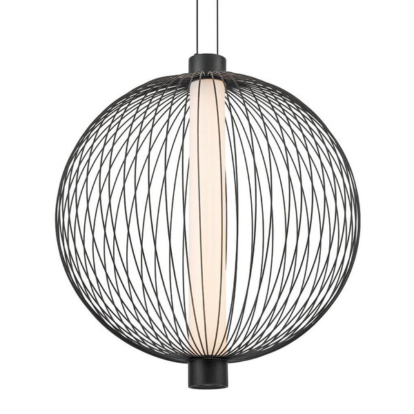 Lampa zawieszana Kyoto ML0527 Milagro LED 39W 3000K kula czarny