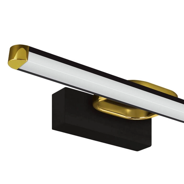 Ścienna lampa Prymus 3847 Ideus LED 7W 4100K nad lustro IP44 czarna złota