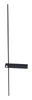 LAMPA ścienna SABRE W0283 Maxlight metalowa OPRAWA loftowa LED 10W 3000K pręt czarny