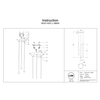 Zwieszana lampa tubki Cascade MOD132PL-L18BSK LED 19W 2500-3500K mosiądz