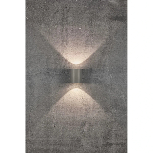 Lampa na elewacje Canto 49701010 LED 10,6W 3000K IP44 tuba szary