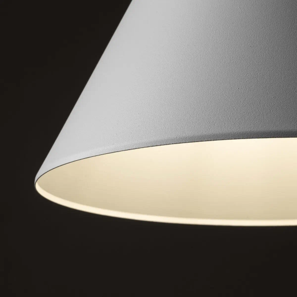 Lampa wisząca stożkowa CONO 10009 salonowa biały