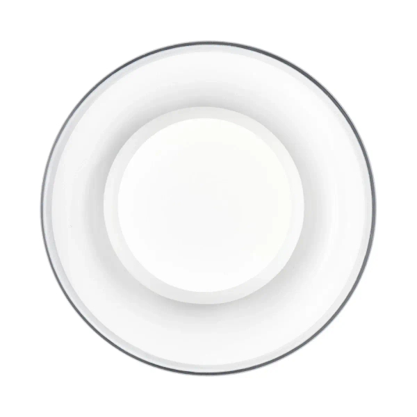 Kinkiet ścienny art deco DONUT ST-5072W biały szklany metalowy LED 6W do sypialni